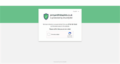 Desktop Screenshot of jonnyandthebaptists.co.uk